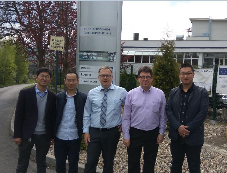 2017年4月27日，拜訪捷克KS公司